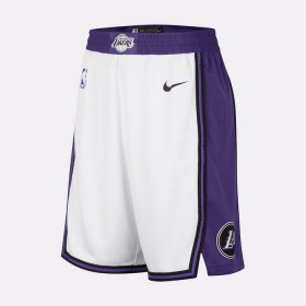 Män Los Angeles Lakers Shorts Nike 2022-23 City Edition Swingman